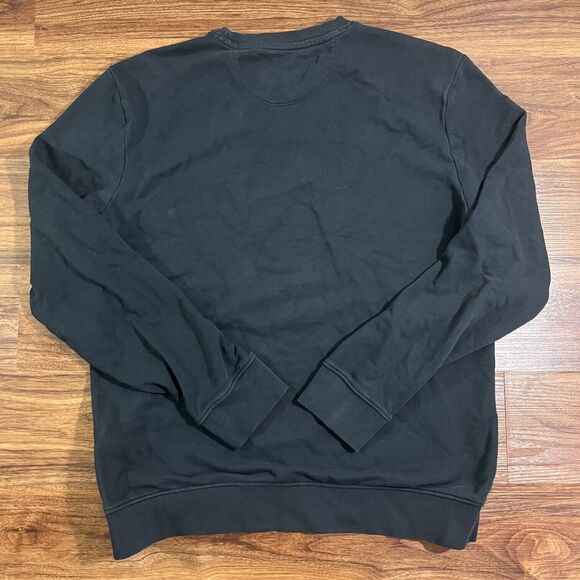 Levi's Sweatshirt Men Black Crew Neck Spell Out Logo Long Sleeve Sweater Size XL - Picture 8 of 8